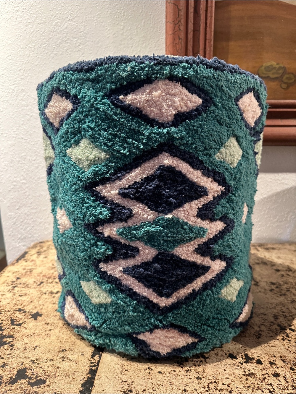 Anthropologie “Shuri” Tufted Basket